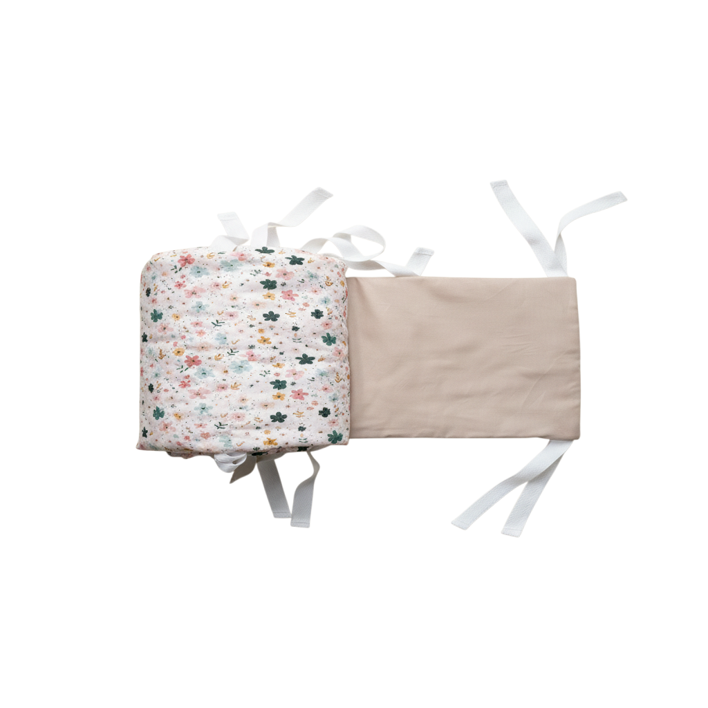 Mantinel do postýlky, mini květiny - Obrázek 2